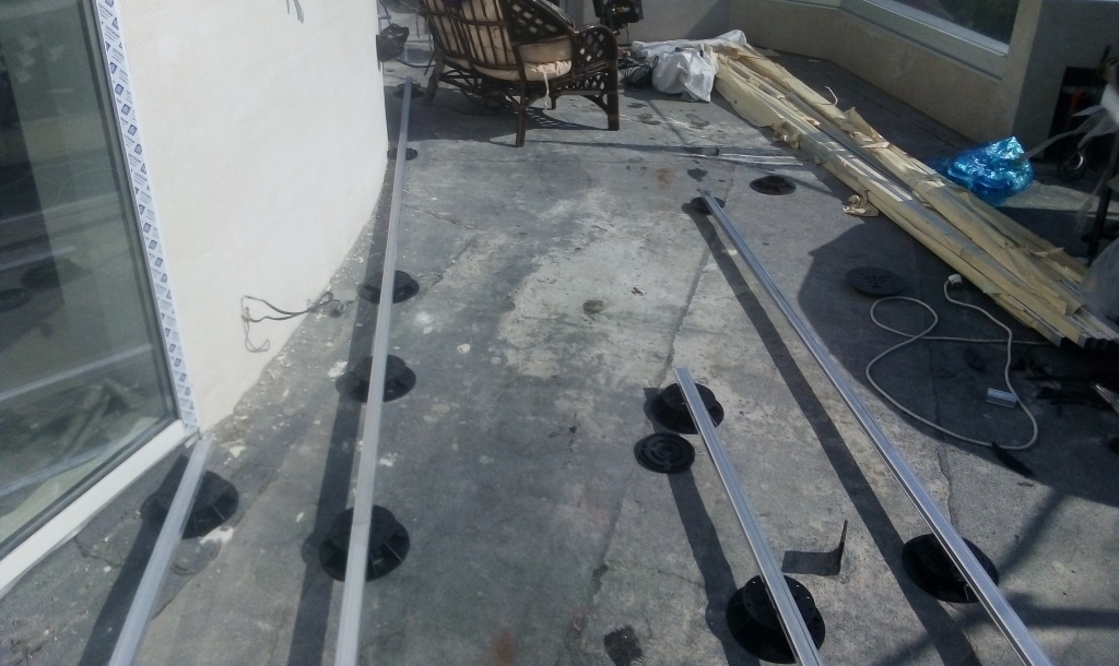 монтаж регулируемых опор