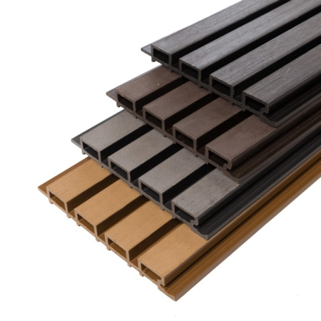 Фасадная доска Ecodecking Техно реечная 200х26х3000 Бронза