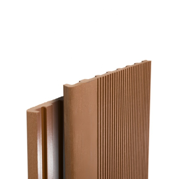 Ступень Ecodecking Техно полнотелая 345х22х3000 Бронза