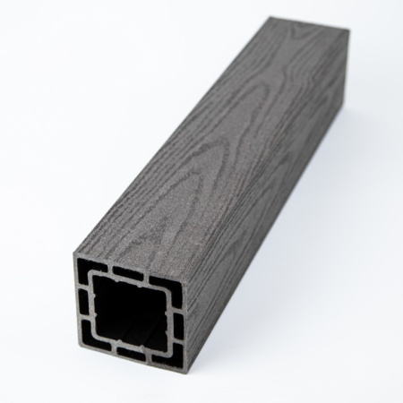 Столб для ограждений Экодекинг Техно 100x100x3000 Шоколад