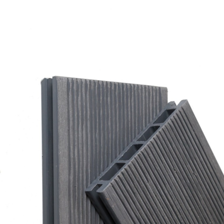 Террасная доска Ecodecking Титан 3D 140х25x4000 Серый