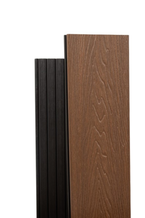 Террасная доска Экодекинг Скай коэкструзия 140х24х4000 Тик